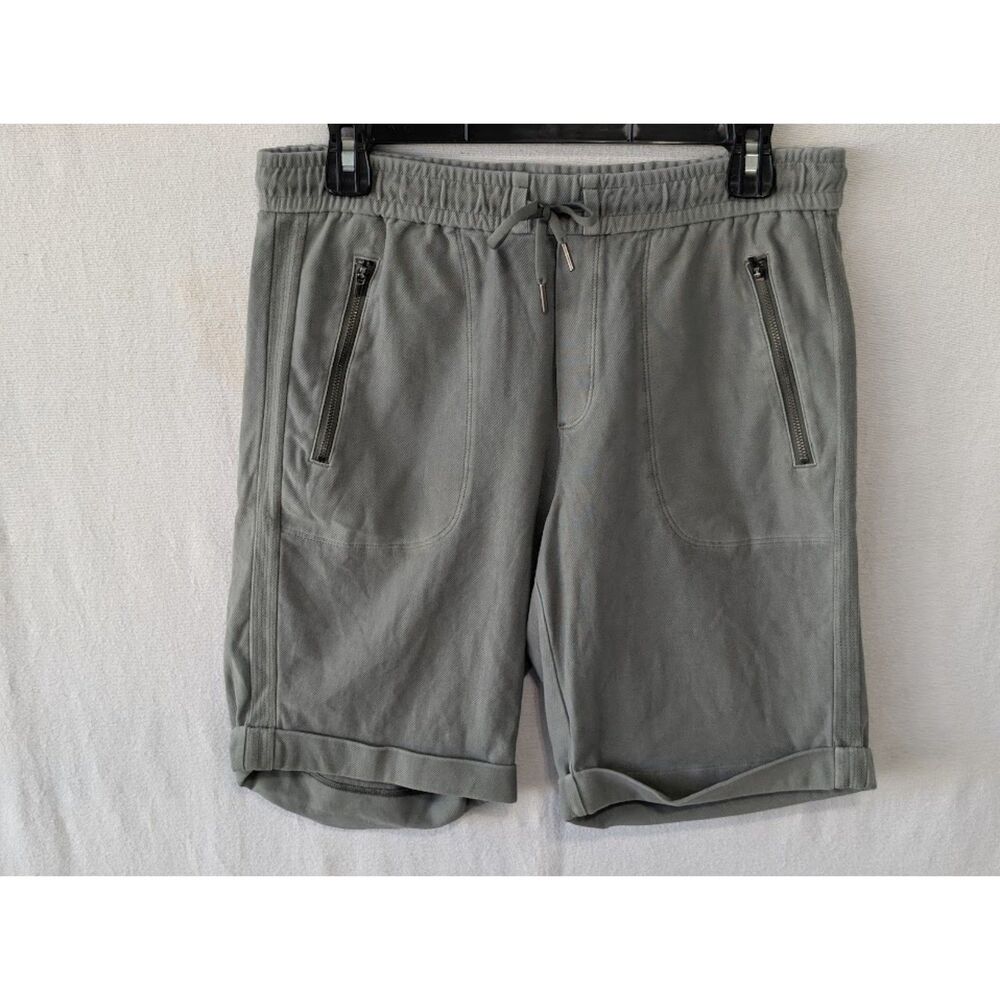 Athleta Farallon 9" Bermuda Shorts w/ Draw String Green Women's Size 4 - Picture 1 of 9